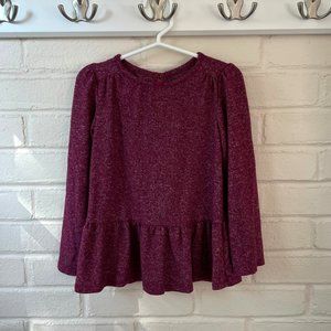 Just One You by Carter's | 4T | Long Sleeve Lightweight Sweater | Maroon